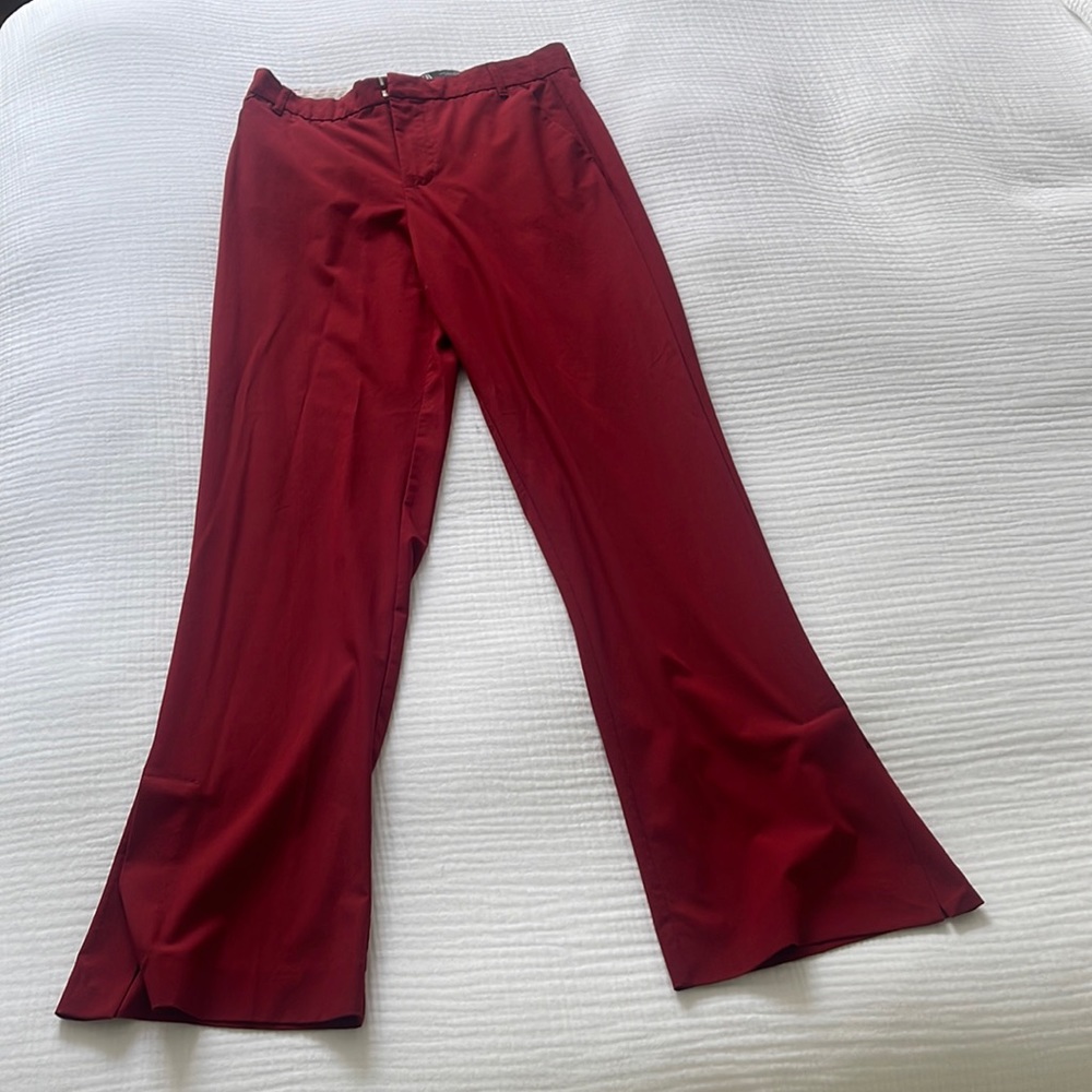 Zara Red Trouser